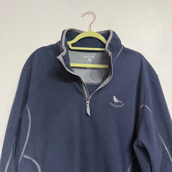 Antigua Navy Quarter Zip Pullover Sweater Sz XL - Picture 3 of 14